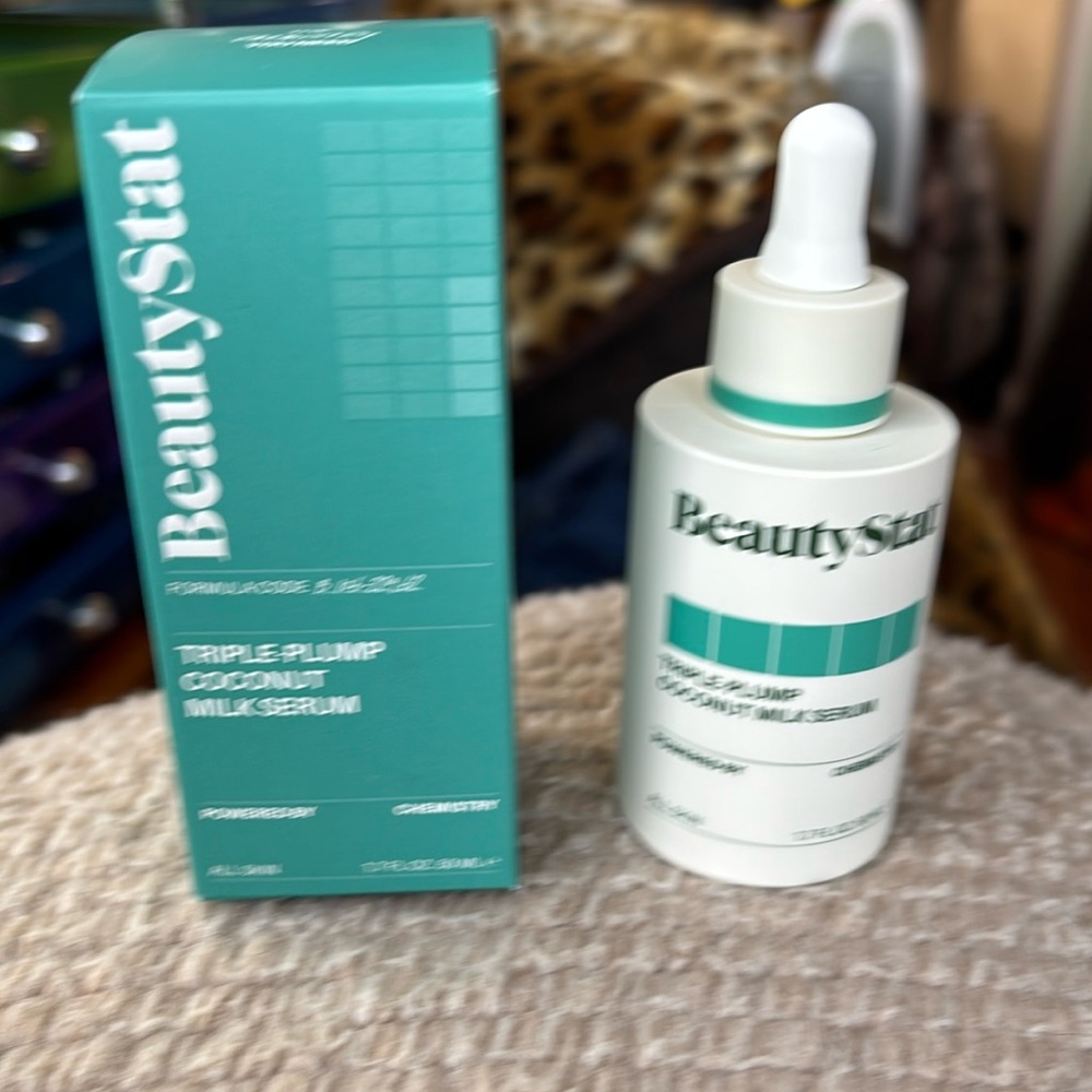 Beautystat Triple-Plump Coconut Milk Serum 50ml.  New In Box!